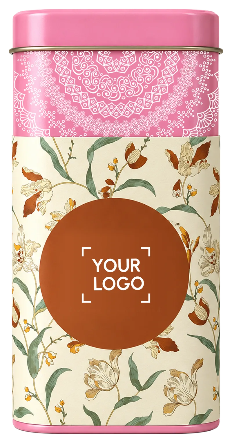 Branded Tins from Oorla's packaging range — your mark, printed on