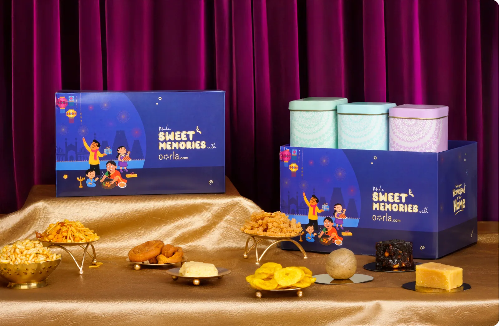 Elite Special Combo: 6 tall tins, Printed festival box, Higher volume.